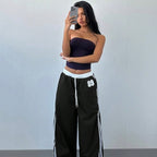 Loose Trendy Digital Printing Design Sense All-matching Long Pants - D&A
