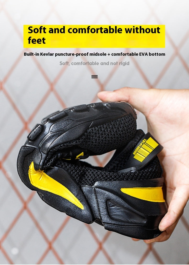 Men's Fashion Summer Breathable Work Shoes - D&A