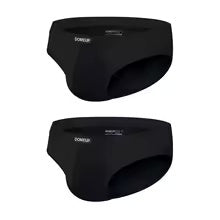 Hot Summer Breathable Comfortable Men's Underwear Black×2pcs - D&A