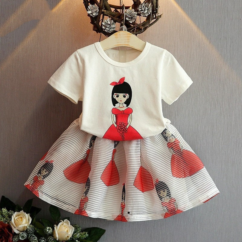 Kids Baby Girls Clothing Sets Summer TShirtsskirt Clothes - D&A