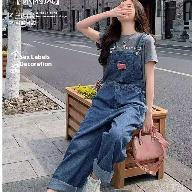 Retro Age Reducing Straight Leg Wide Leg Pants, Slimming Jumpsuit - D&A