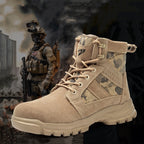 Combat Boots Male High Ankle Safety Shoes - D&A