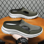 Men's Hollow-out Half Slippers Soft Bottom Comfortable Casual Shoes - D&A
