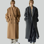 Loose And Lazy Style Thickened Woolen Coat - D&A