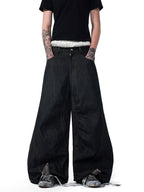 Temperature-sensitive Color-changing Embroidered Red Ear Jeans - D&A