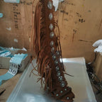 European And American Flowing Comb Beauty High Heel Sandal Boots Strap Plus Size - D&A