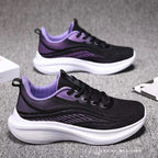 Light Mesh Breathable All-match Anti-skid Shock Absorption Soft Bottom Running Shoes - D&A