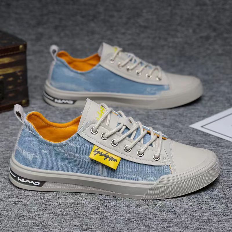 Student Trendy Men's Casual Canvas Shoes - D&A