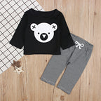 Koala Top Striped Pants Two Piece Kids - D&A