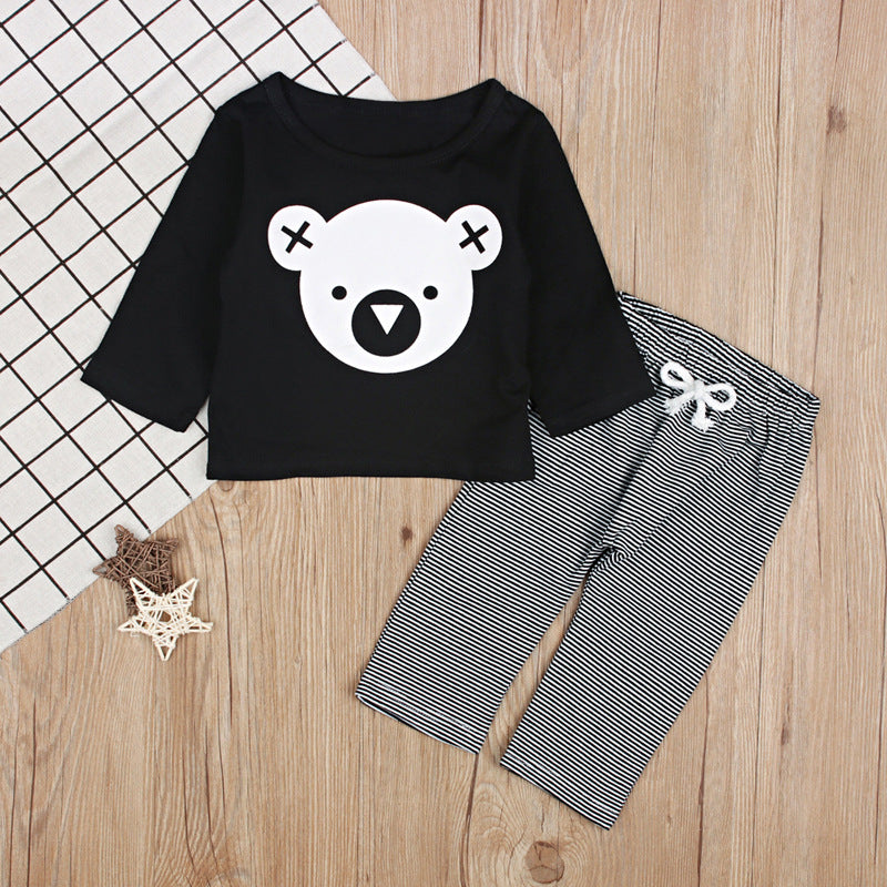 Koala Top Striped Pants Two Piece Kids - D&A