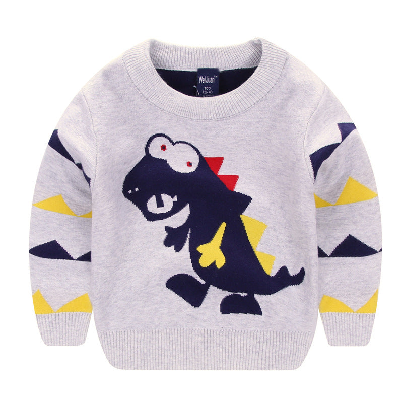 Children cartoon sweater Grey - D&A