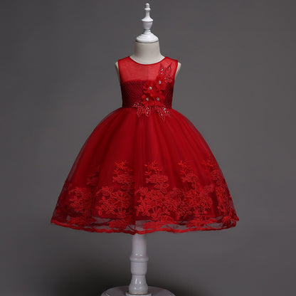 Girls' dresses Red wine - D&A