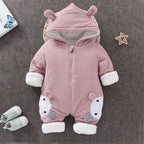 Autumn Winter Coat Jumpsuit Baby Clothing Newborn Snowsuit Boy Warm Romper Down Cotton Jackets Girl Snow clothes Bodysuit - D&A