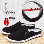 Casual Breathable All-match Sneakers Slip-on Heel-free Half Support Non-slip Men's Shoes - D&A