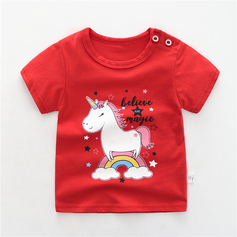 Children's cotton T-shirt 7 Style - D&A