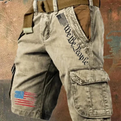 Workwear Casual Men's Thin Multi-pocket Fifth Pants - D&A