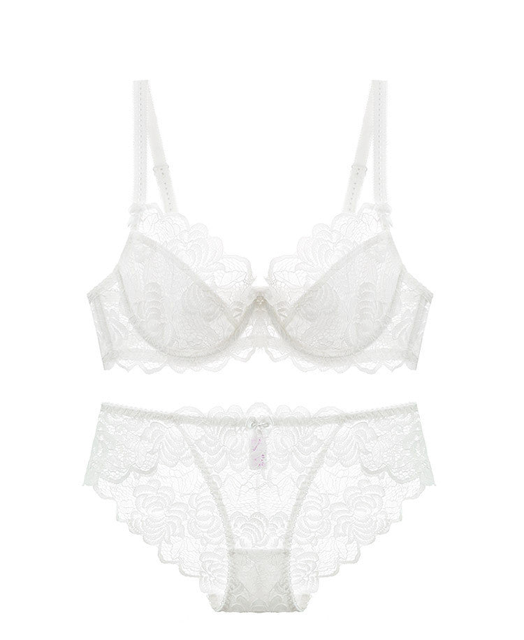 Lace bra suit White - D&A