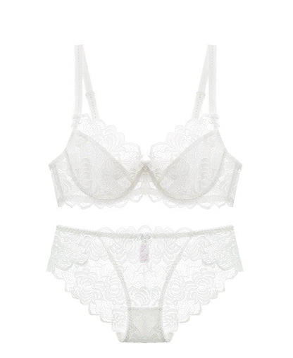 Lace bra suit White - D&A