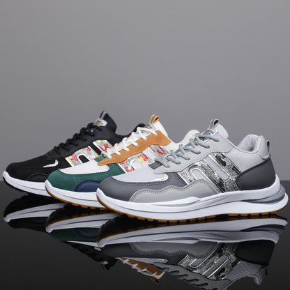 Plus Size Men's Mesh Breathable Sports Casual Shoes - D&A
