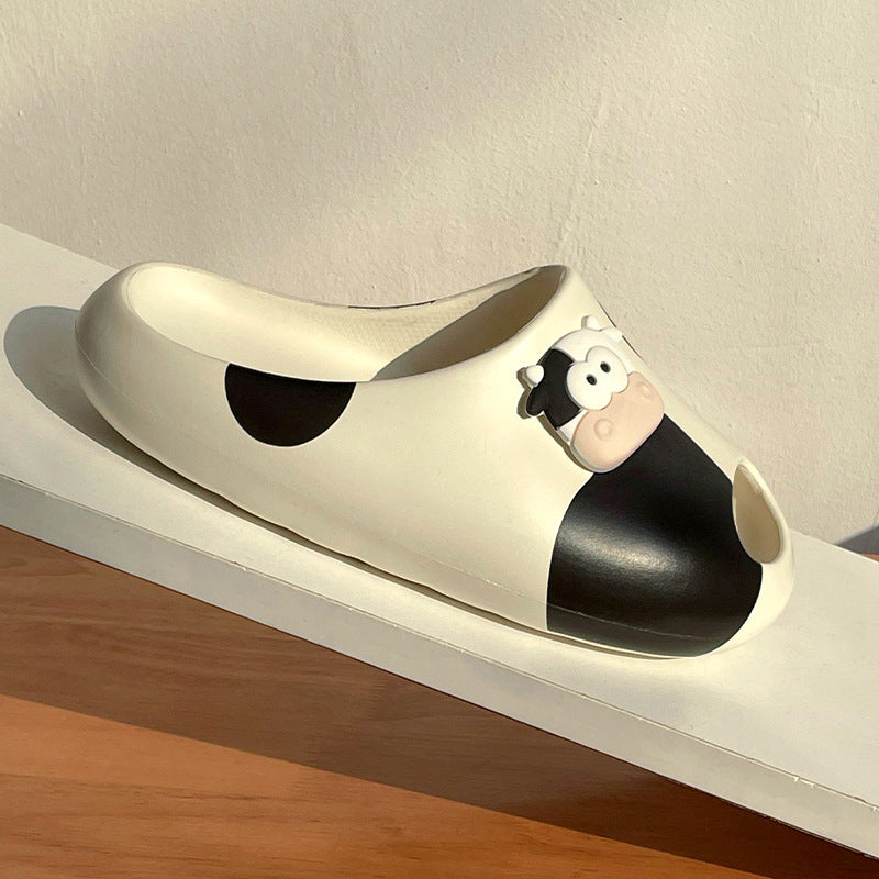 Thick-soled Cartoon Cute Slippers Outerwear - D&A