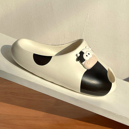 Thick-soled Cartoon Cute Slippers Outerwear - D&A