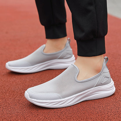 Lazy Hollow Breathable Mesh Cloth Shoes - D&A