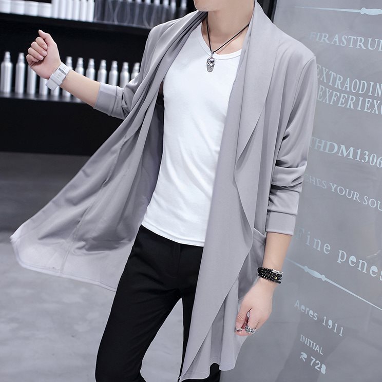 Slim Fit Student Handsome Cloak Men's Coat - D&A