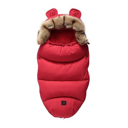 New baby stroller sleeping bag Red 100cm - D&A