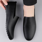 Men's Casual Leather Shoes Fashion Soft Gommino Low Top - D&A