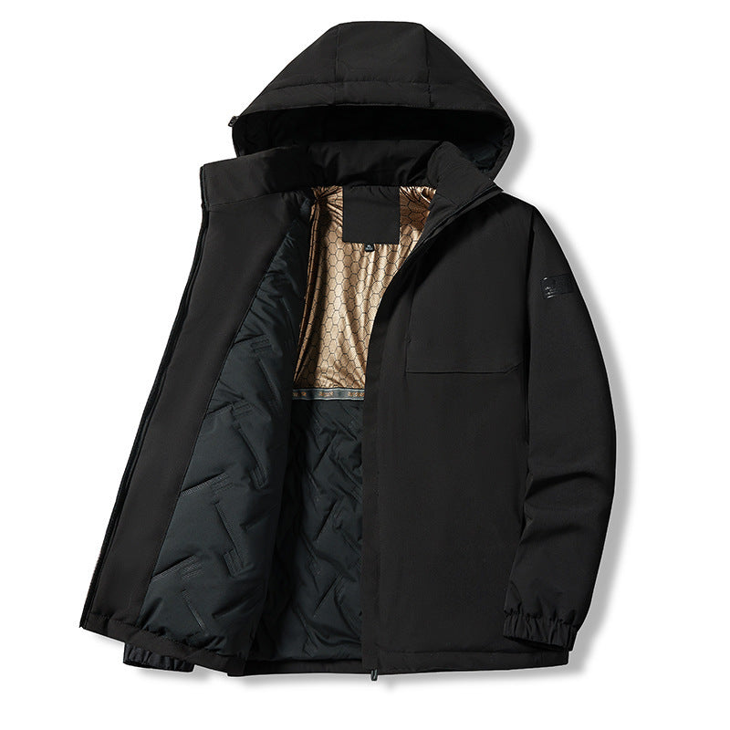 Autumn And Winter Outdoor Temperature Sensing Windproof Waterproof Jacket - D&A