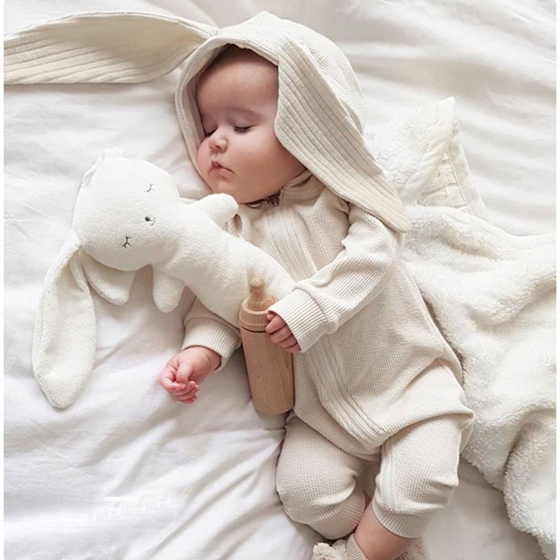 Baby Rompers Jumpsuit Newborn Clothing White - D&A