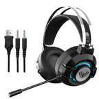 Noise-canceling headphones for gaming games Black - D&A