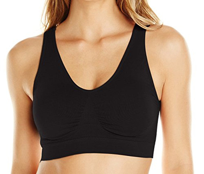 Seamless push up bra Black - D&A