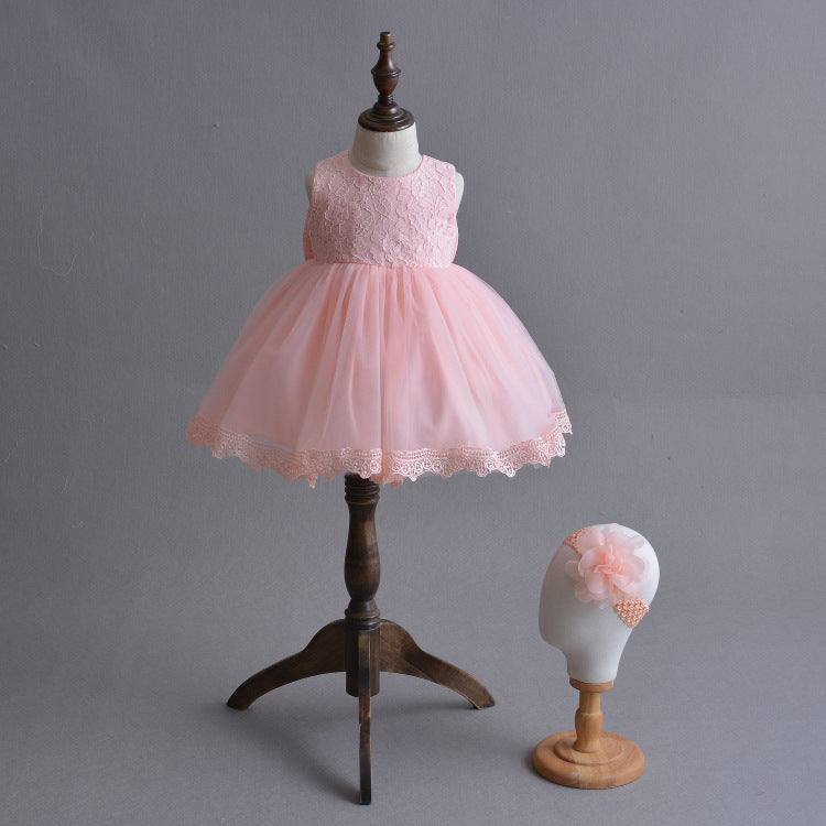 New Winter Dress Dress Baby Baby Full Moon Princess Skirt Dress Shaqun Girls Lotus C - D&A