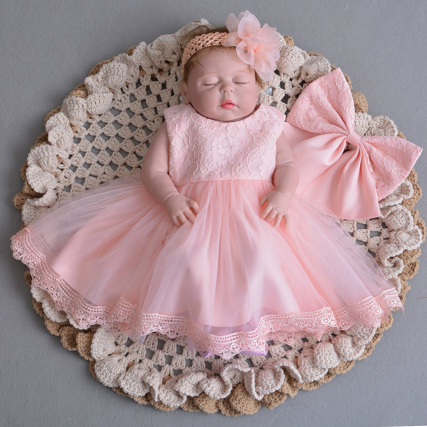 New Winter Dress Dress Baby Baby Full Moon Princess Skirt Dress Shaqun Girls Lotus A - D&A