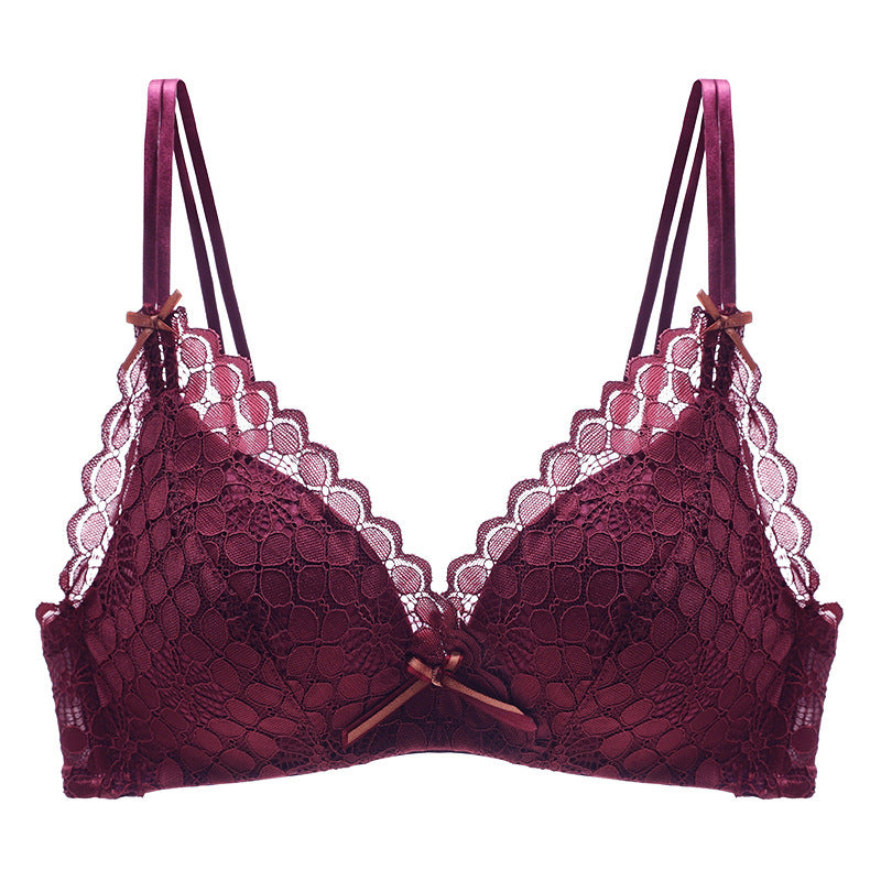 Cross back bra Wine Red - D&A