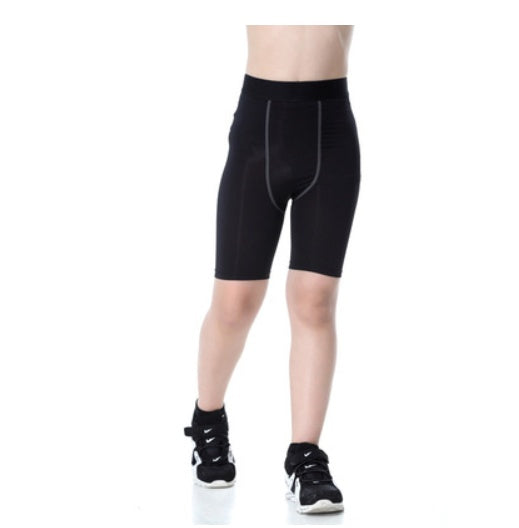 Kids Sportswear Black Shorts - D&A