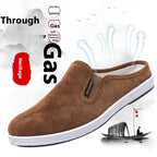 Casual Breathable All-match Sneakers Slip-on Heel-free Half Support Non-slip Men's Shoes - D&A