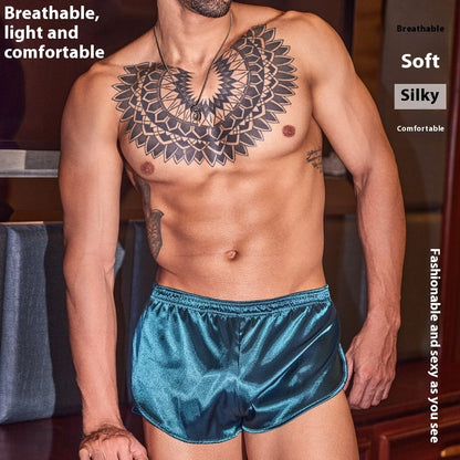 Men's Underwear Nude Feel Skin-friendly Not Tight Sexy Boxers Lightweight Breathable Smooth - D&A
