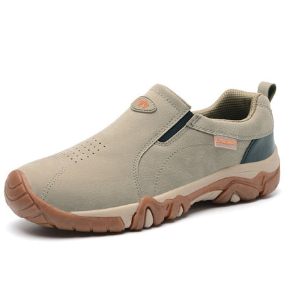 Plus Size Outdoor Sports Soft Sole Casual Men's Shoes 836 Khaki - D&A