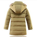 -30 Degree Children's Winter Jackets Duck Down Padded Children Clothing Big Boys Warm Winter Down Coat Thickening Outerwear - D&A