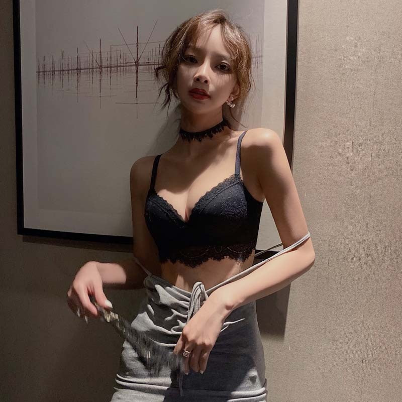 Breathable bra set Black - D&A