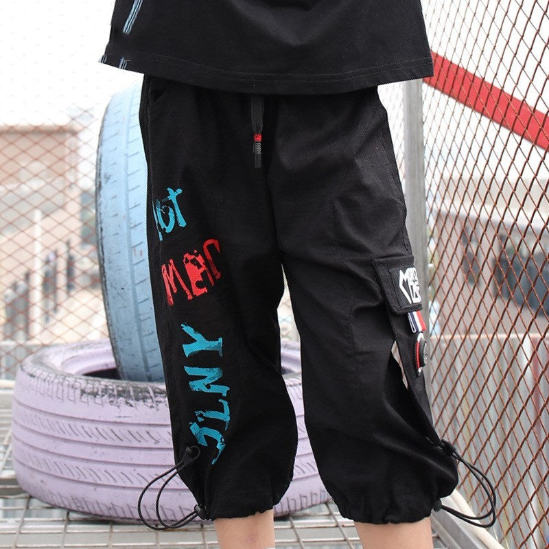 Big kids cropped pants - D&A
