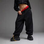 Casual Straight-leg Wide Leg Sweatpants - D&A