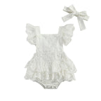 Bodysuit Children Baby Clothes Kids Dress Wear Clothing White - D&A