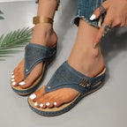 Fashion Hollowed-out Women's Flip-flops - D&A