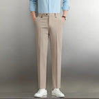 Simple Suit Pants Men's Loose Straight Business Trousers - D&A