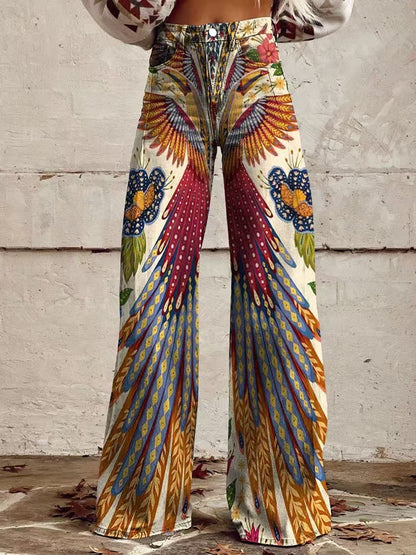 Hot Selling Plus Size Women's Casual Pants Thin Imitation Jeans H - D&A