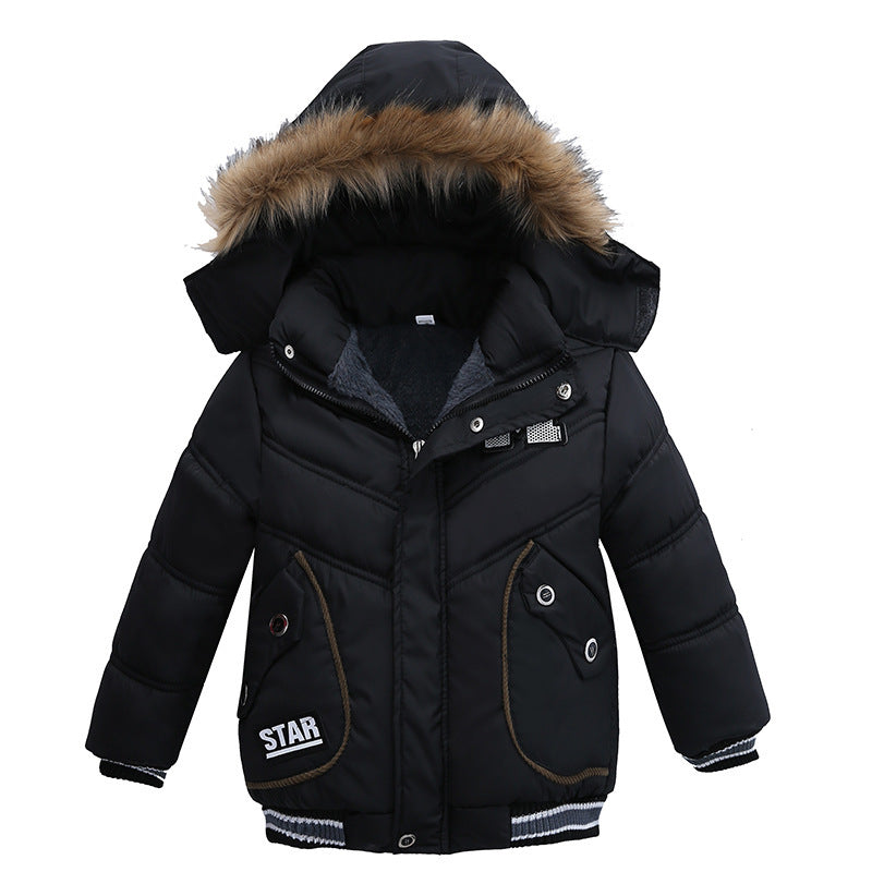 Small And Medium-Sized Boys Cotton-Padded Jackets 3style - D&A