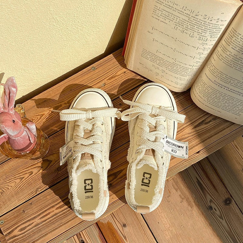 Fall Classic Style Canvas Shoes Women's Low-top - D&A